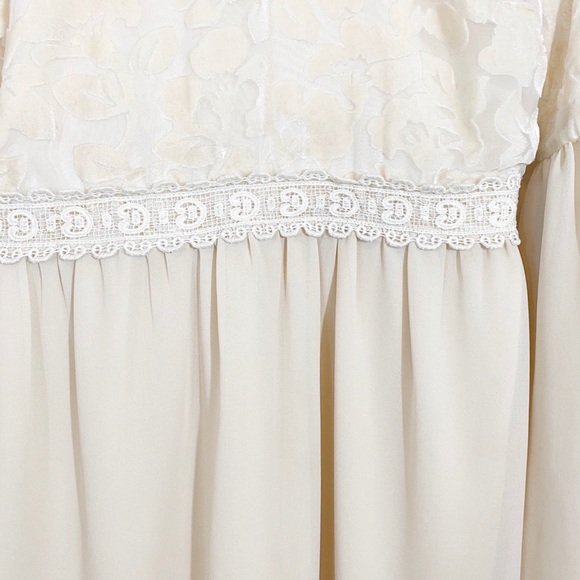 FLYING TOMATO CRUSHED VELVET CHIFFON DRESS - SZ S - Picture 4 of 8